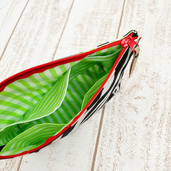 《送料無料》コスメポーチ ゼブラ柄LGL 12枚目の画像