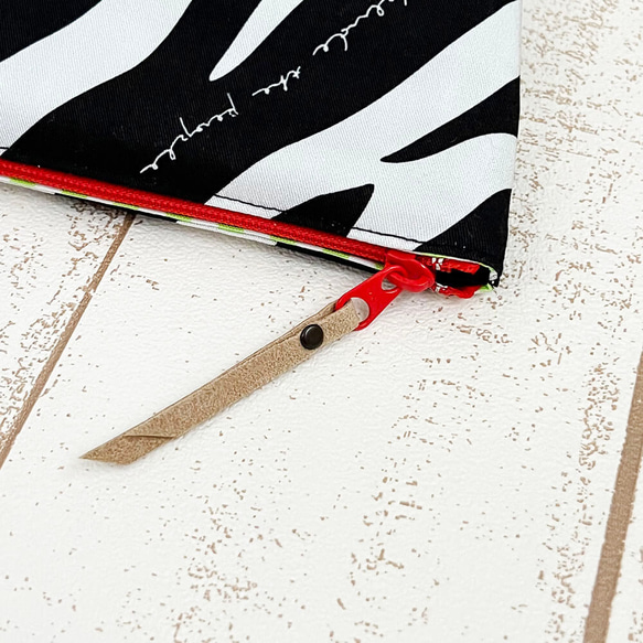 《送料無料》コスメポーチ ゼブラ柄LGL 6枚目の画像