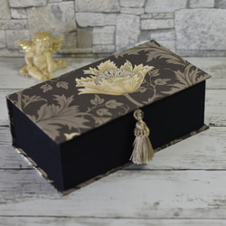 指輪収納ケース・ウィリアムモリス・リングケース・カルトナージュ