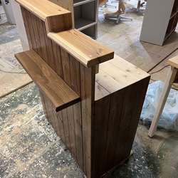 大理石風 カウンター レジカウンター 受付カウンター 机・デスク