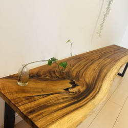 一枚板テーブル　カウンター　テレビ台　モンキーポッド　ローテーブル 一枚板テーブル カウンター テレビラック テレビ台 ローテーブル