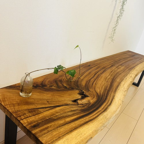 一枚板テーブル　カウンター　テレビ台　モンキーポッド　ローテーブル 一枚板テーブル カウンター テレビラック テレビ台 ローテーブル