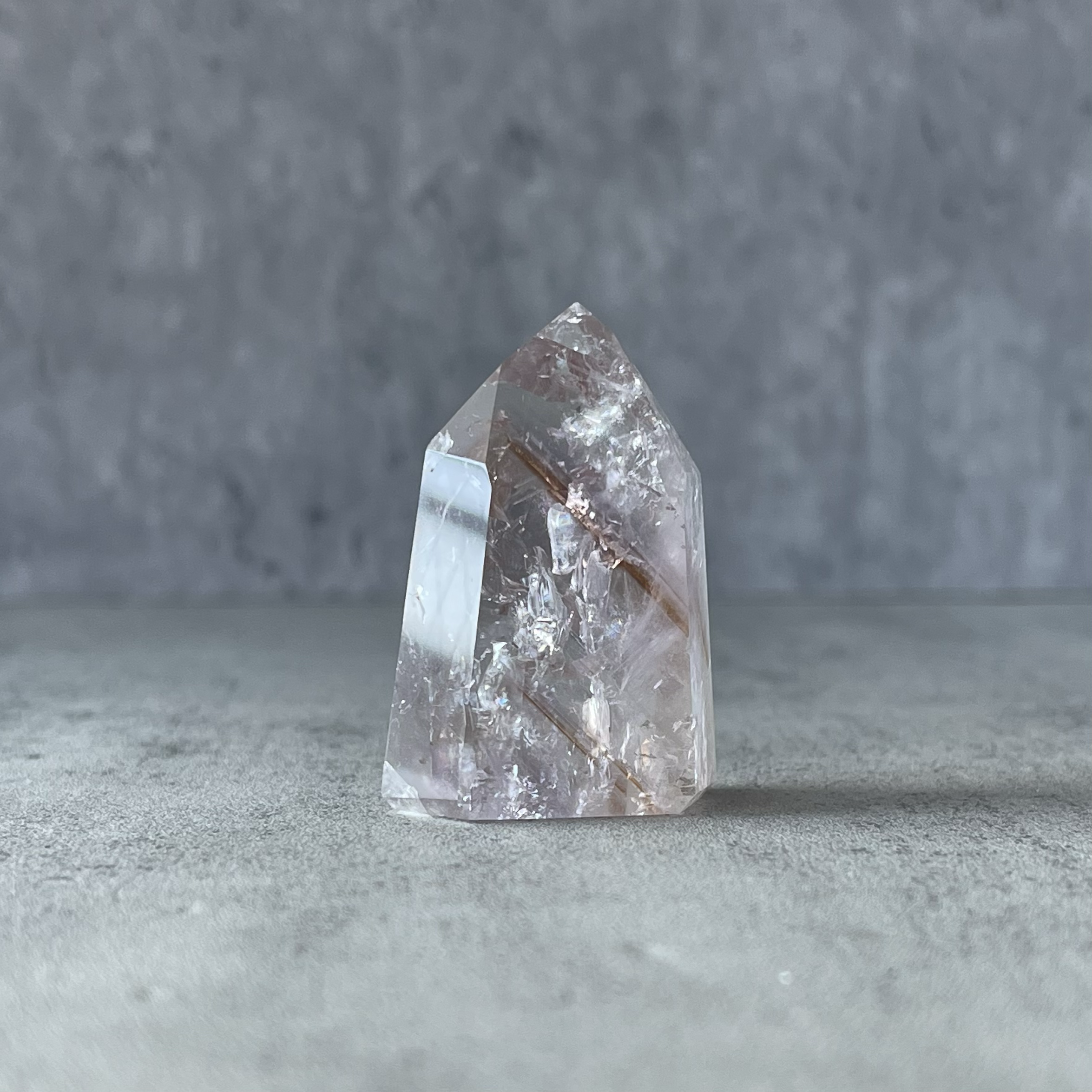 【激レア】希少　天然石　パウエライト入りアメシスト