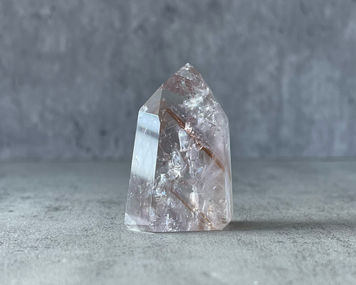 珍種】パウエライト イン アメジスト④｜UV反応タイプ ブラジル