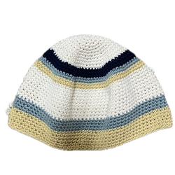 新品未使用】ハンドメイド ニット帽 りんご帽子 年中使える綿100 帽子