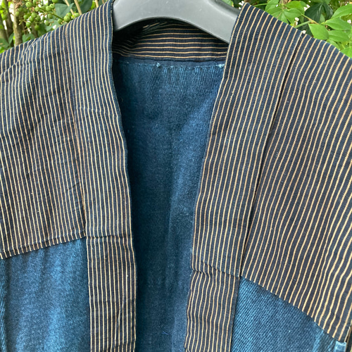 970 襤褸 野良着 ベスト 藍染 藍染め 古布 リメイク パッチワーク