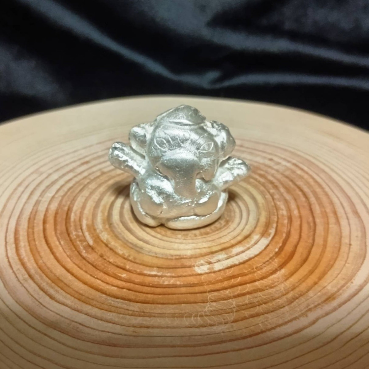 ほわほわガネーシャさまＥ【純銀 】【入魂】