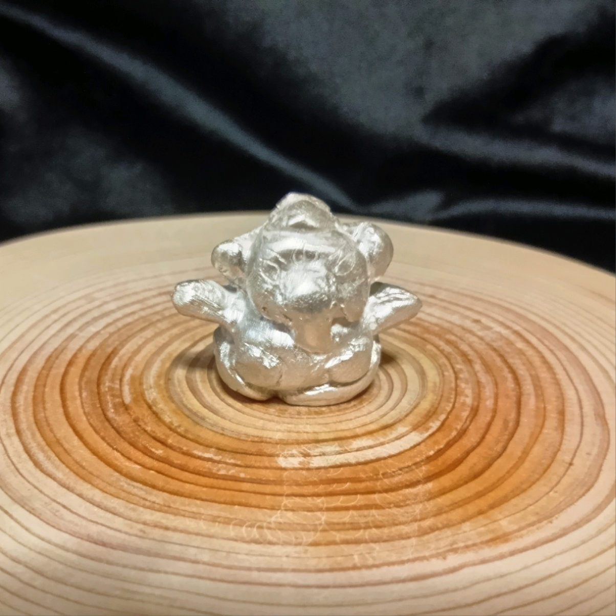 ほわほわガネーシャさまＦ【純銀】【入魂】