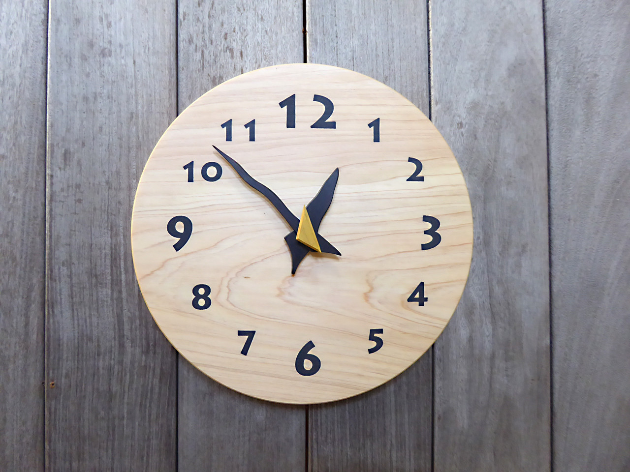 ヒノキの時計 26センチ 183s 文字盤黒 8,760円