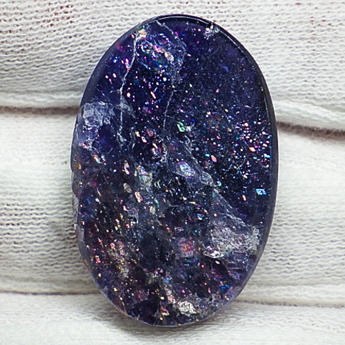 ☆ブラッドショットアイオライトサンストーン19.3ct/25.9mm高品質