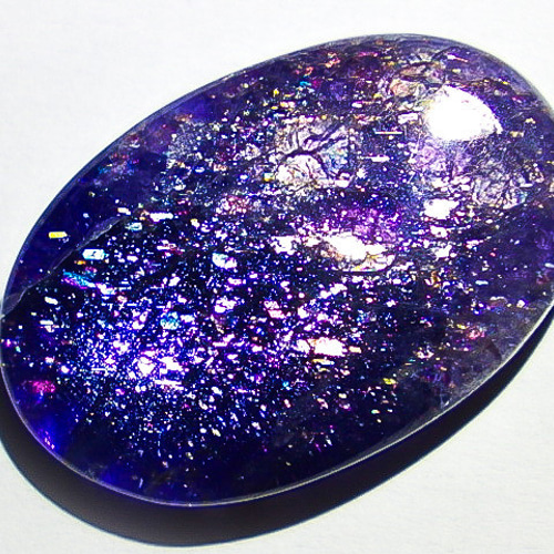 ☆ブラッドショットアイオライトサンストーン19.3ct/25.9mm高品質