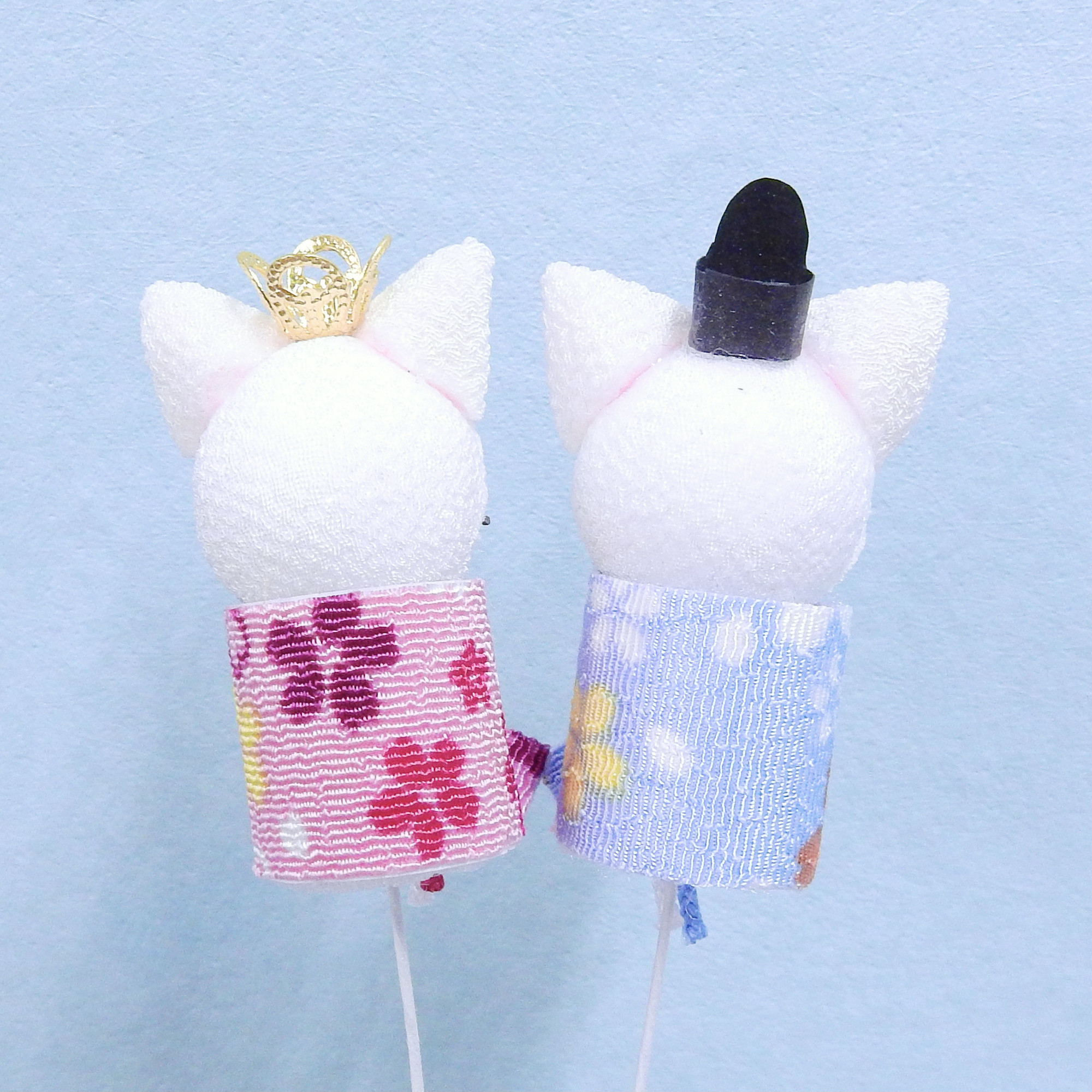 再販＊ネコリース ニャンコリース 満開の桜・桃の花 (お雛様・ひなまつり・結婚祝い・出産祝い) 抗ウイルス光触媒加工付