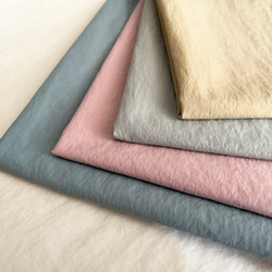 【カラーサンプル】韓国生地 シボナイロン アパレル用 撥水 140cm 無地 生地 布 シボナイロンサンプル 6枚目の画像