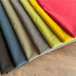 【カラーサンプル】韓国生地 シボナイロン アパレル用 撥水 140cm 無地 生地 布 シボナイロンサンプル 4枚目の画像