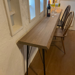 カフェ【w900奥行き700】レトロ風 ダイニングテーブル アンティーク風