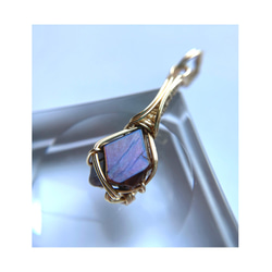 国産 雨塚山紫水晶 ペンダントトップ 14kgf＊ ネックレス