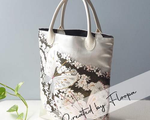 368 帯リメイク　蝶の2wayミニバッグ 帯リメイク 368 帯リメイク 蝶の2wayミニバッグ 帯リメイク