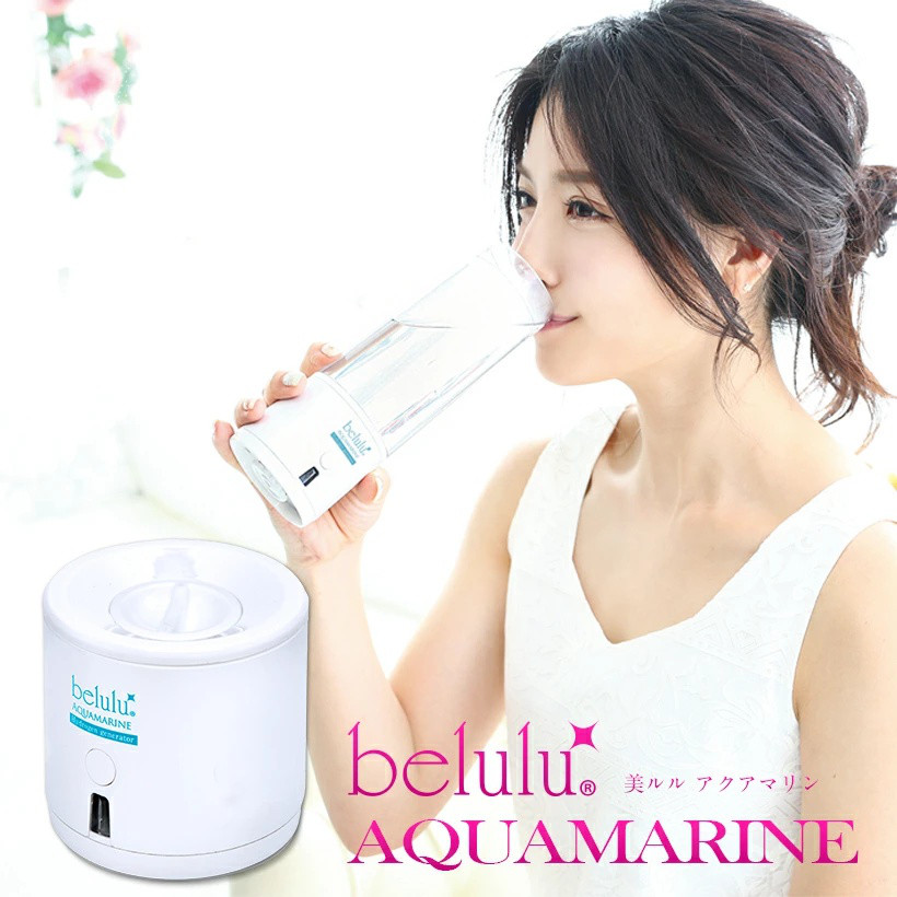 高濃度 水素水生成器【美ルル アクアマリン】ギフト プレゼント効果 携帯 ペットボトル 還元 PEM式 電解法 安心