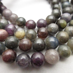 スティヒタイト イン サーペンティン 14kgf　平和をもたらす石 希少◇高発色 スティヒタイト(アトランティサイト) 8.5mm ブレスレット