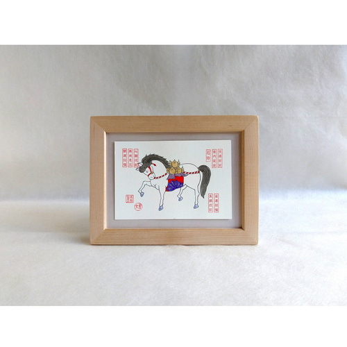 パプリカ 絵馬 飛騨絵馬 はがきサイズ 赤紫色 その他アート 文鳥 通販 19726538