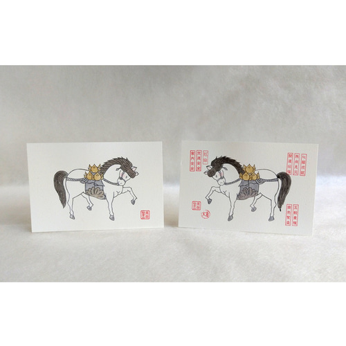 飛騨絵馬 はがきサイズ 墨色 その他アート 文鳥 通販 19726602｜Creema