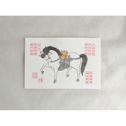 飛騨絵馬 はがきサイズ 墨色 その他アート 文鳥 通販 19726602｜Creema