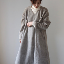 洗い込まれてふっくら柔らかなベルギーリネンストール／四方切りっ