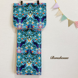 新柄☆ハンドメイドトイレットペーパーカバー「フォービドゥンフルーツ」リバティ使用 6枚目の画像