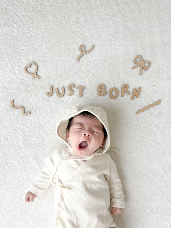 【 wooden letter banner 】 自由に組み合わせオーダー 木製レターバナー 2枚目の画像