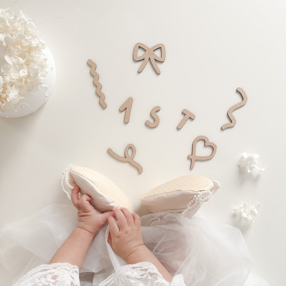 【 wooden letter banner 】 自由に組み合わせオーダー 木製レターバナー 6枚目の画像