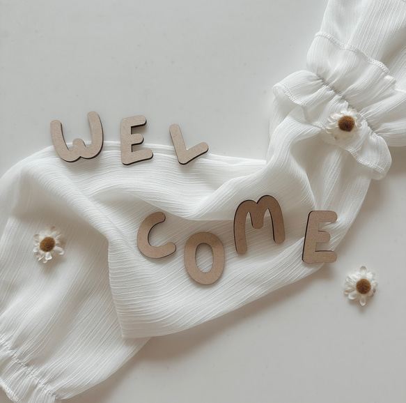 【 wooden letter banner 】 自由に組み合わせオーダー 木製レターバナー 11枚目の画像