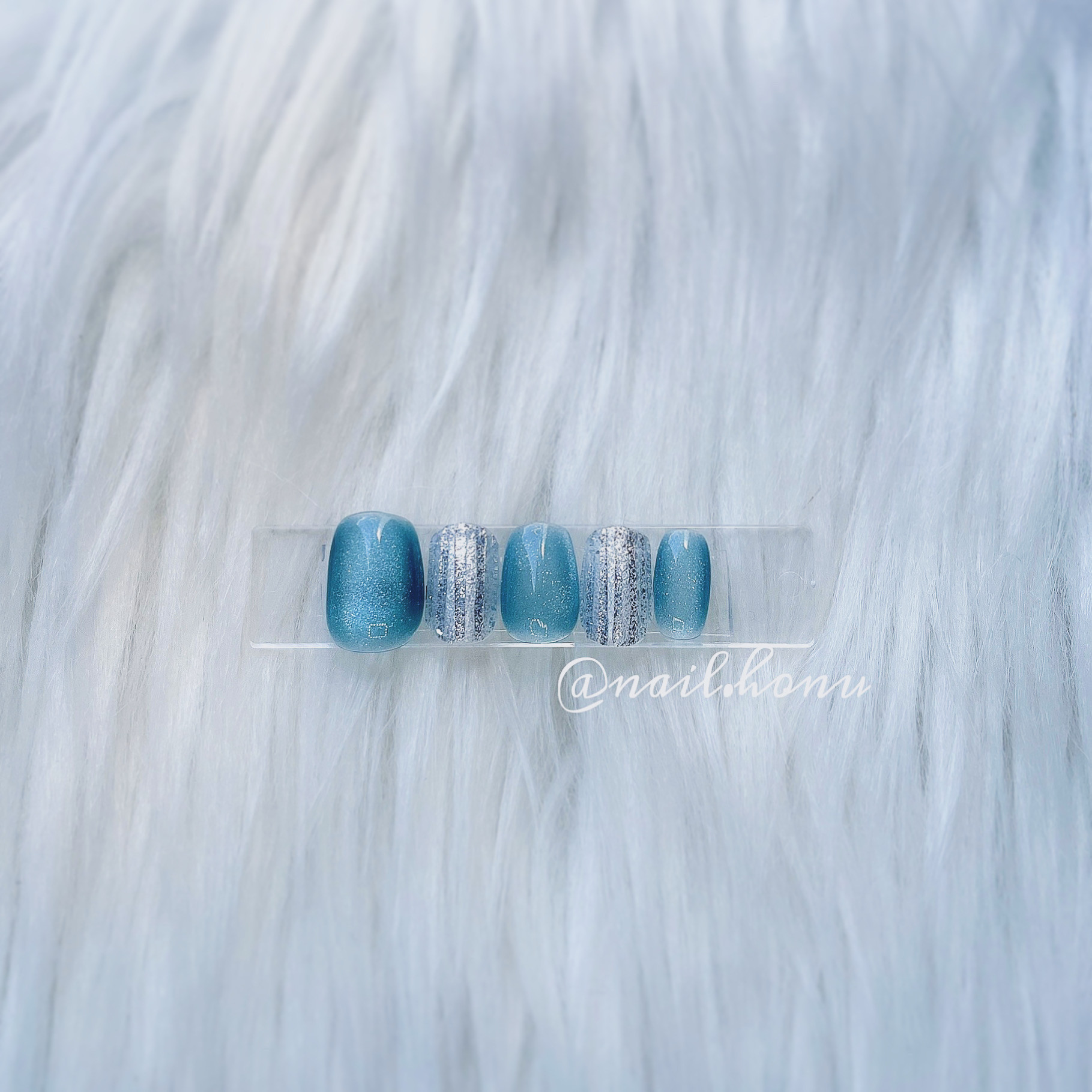 No. 140 バカラネイル/夏ネイル/水光マグネットネイル