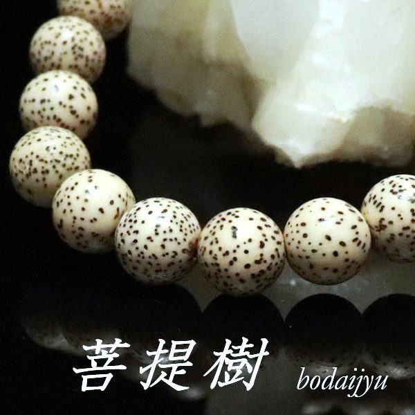 念珠 ウッドビーズ 数珠 三大聖樹 星月菩提樹 縁起の良い星月菩提樹を使用したブレスレット