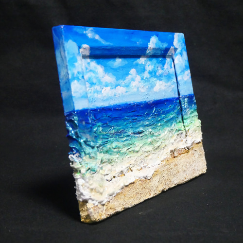 油絵 油彩 油彩画 絵 絵画 【夏の海】ミニ絵画 油絵 油彩 油彩画 絵 絵画 【夏の海】ミニ絵画 絵画 HR 通販