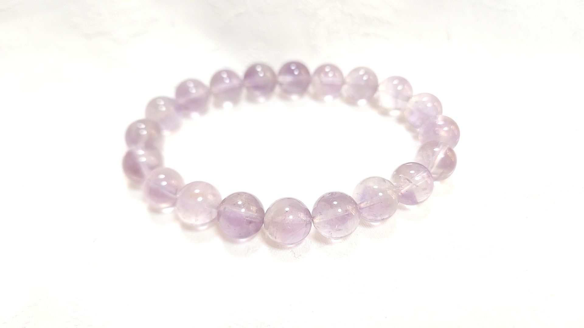 パープル(アメジスト)ラビットヘア◇ブレスレット◇天然石◇