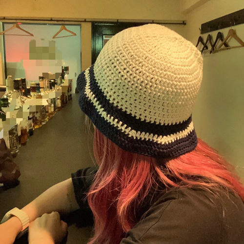 コットン100% 帽子 ビーニー バケットハット クラッシャーハット