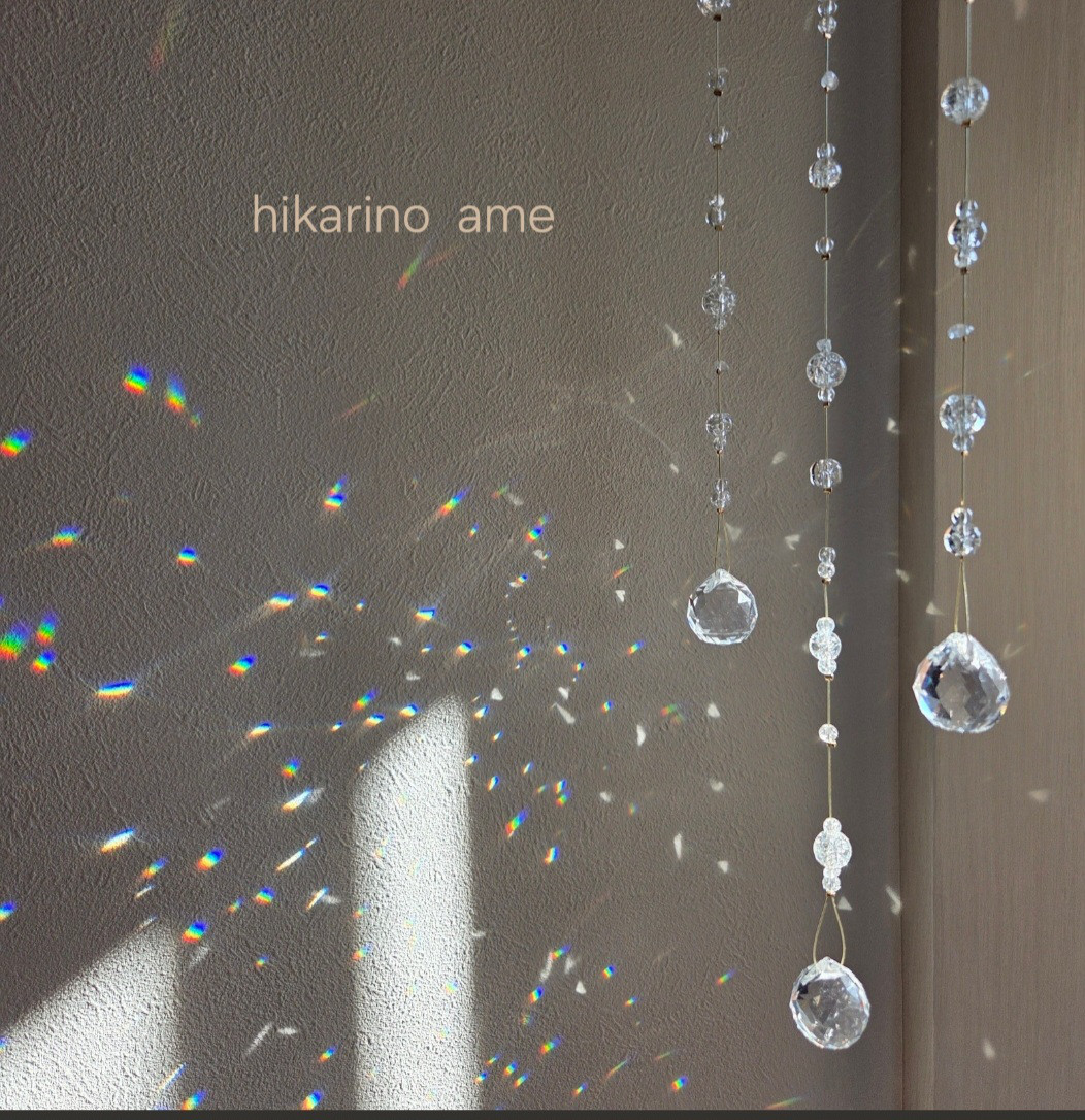 hikarino  ame  天然水晶サンキャッチャー【グランデ】★ ホワイトセージプレゼント★