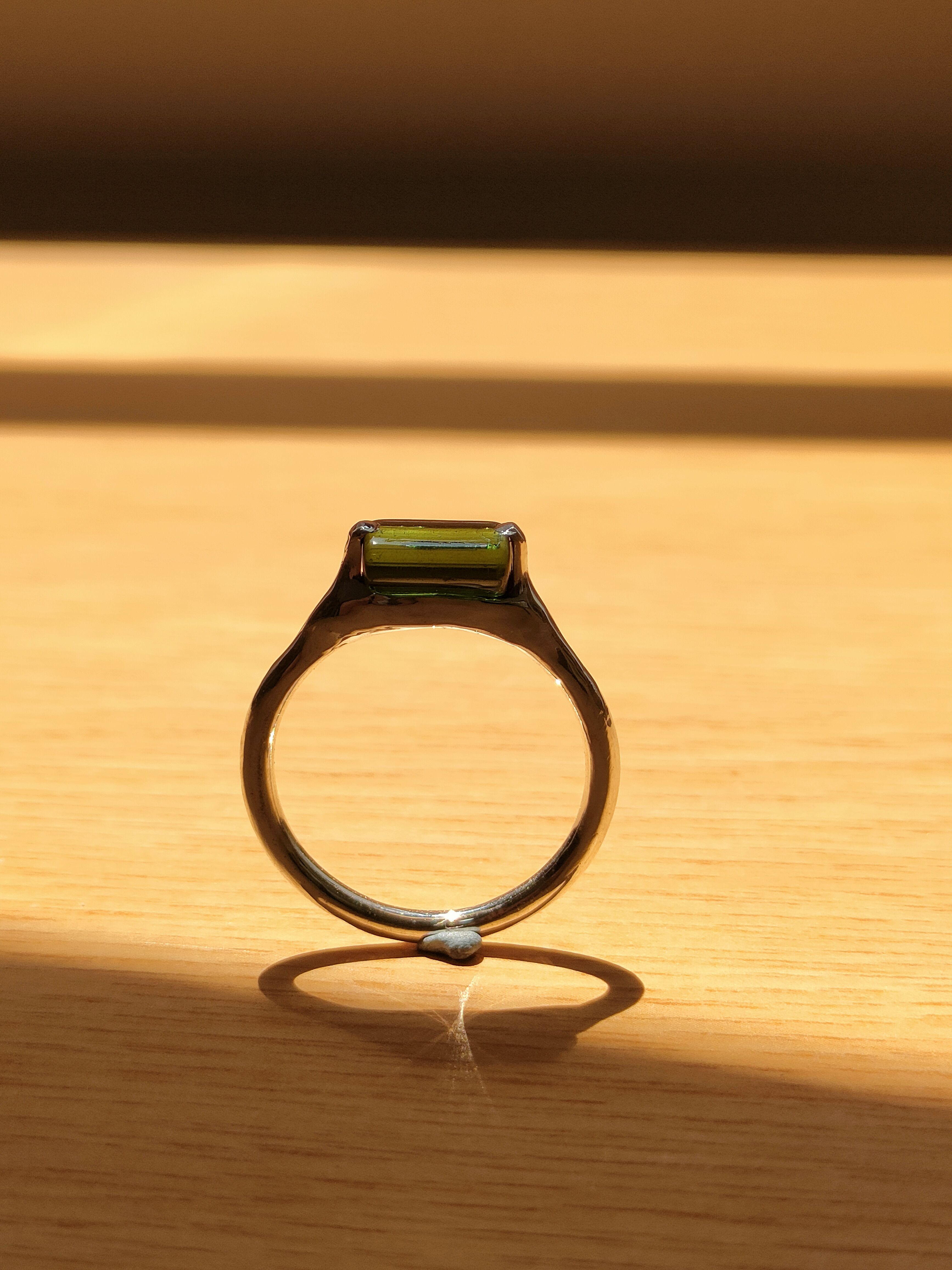 トルマリン　シルバーリング