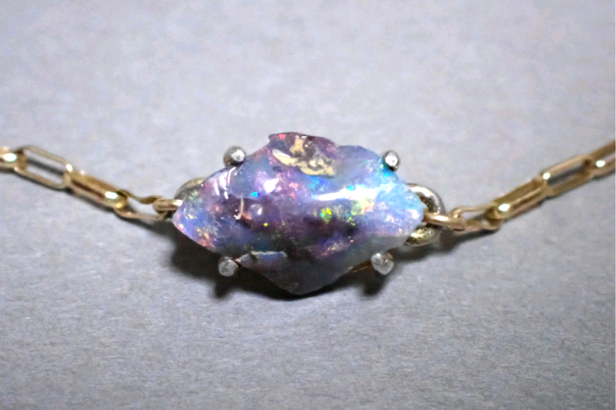 ボルダーオパール　ブレスレット