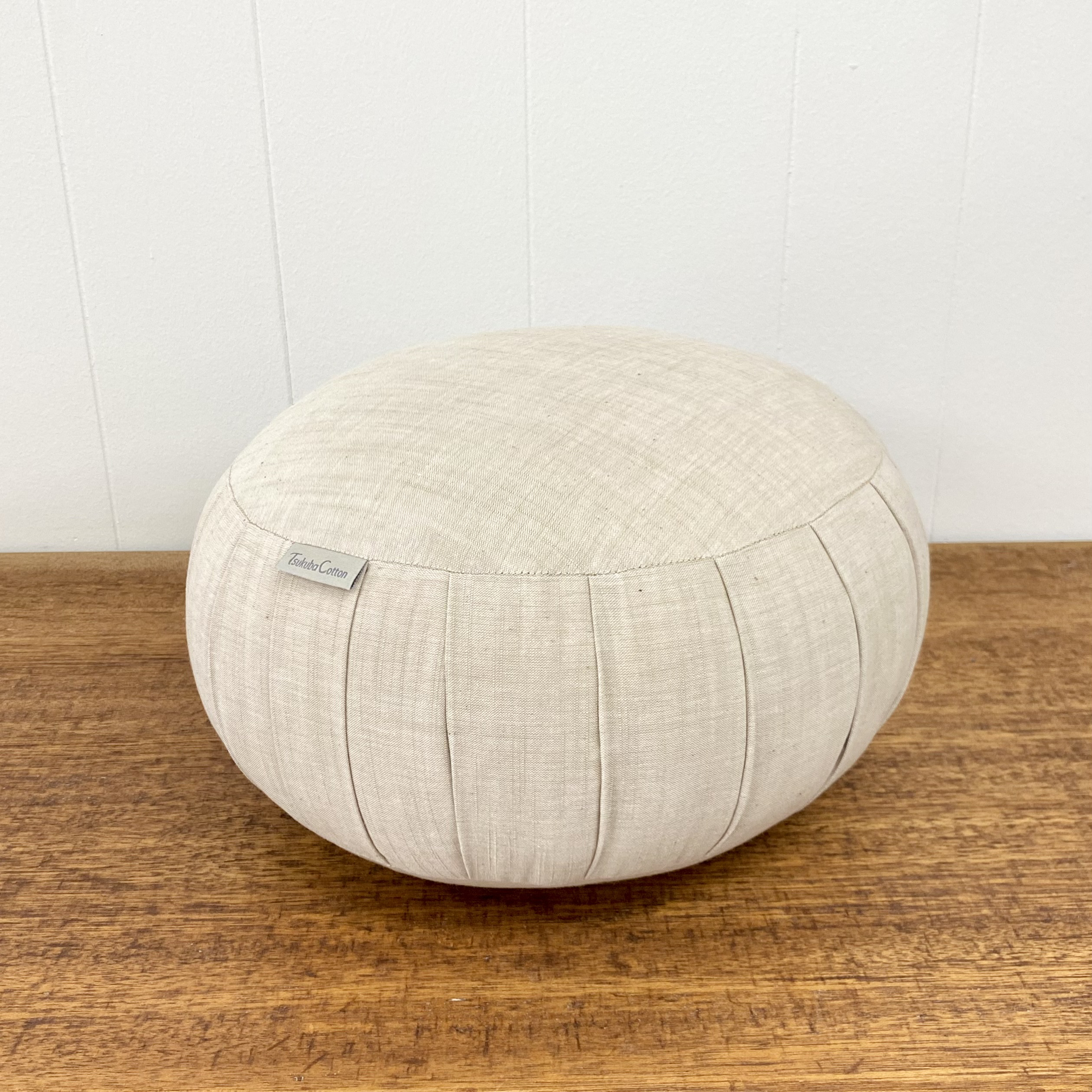 【新作】座禅用ざぶとん ( 坐蒲 ) 会津木綿【ナチュラル】