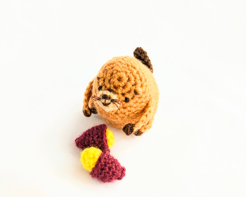 受注制作】さつまいも大好きビーバーさんのあみぐるみ あみぐるみ