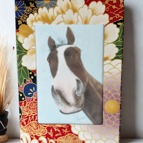 サラブレッド、競走馬、カルトナージュ、卓上、壁掛け、馬好き