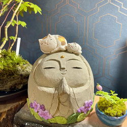 宝珠地蔵(雲座のり) 立体・オブジェ 風の呼-Kazenoko- 通販 14887946