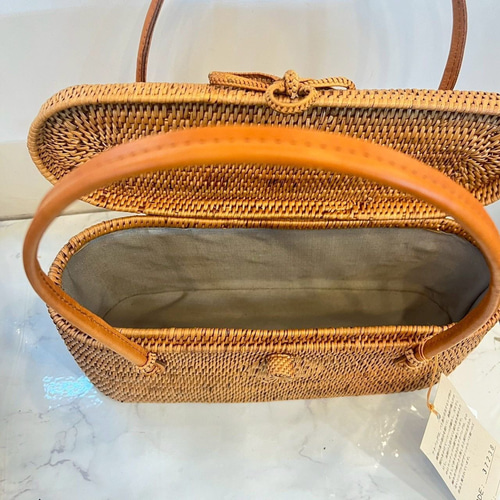 アタバッグ 籠バッグ バリ島 工芸品 ハンドメイド 手作り