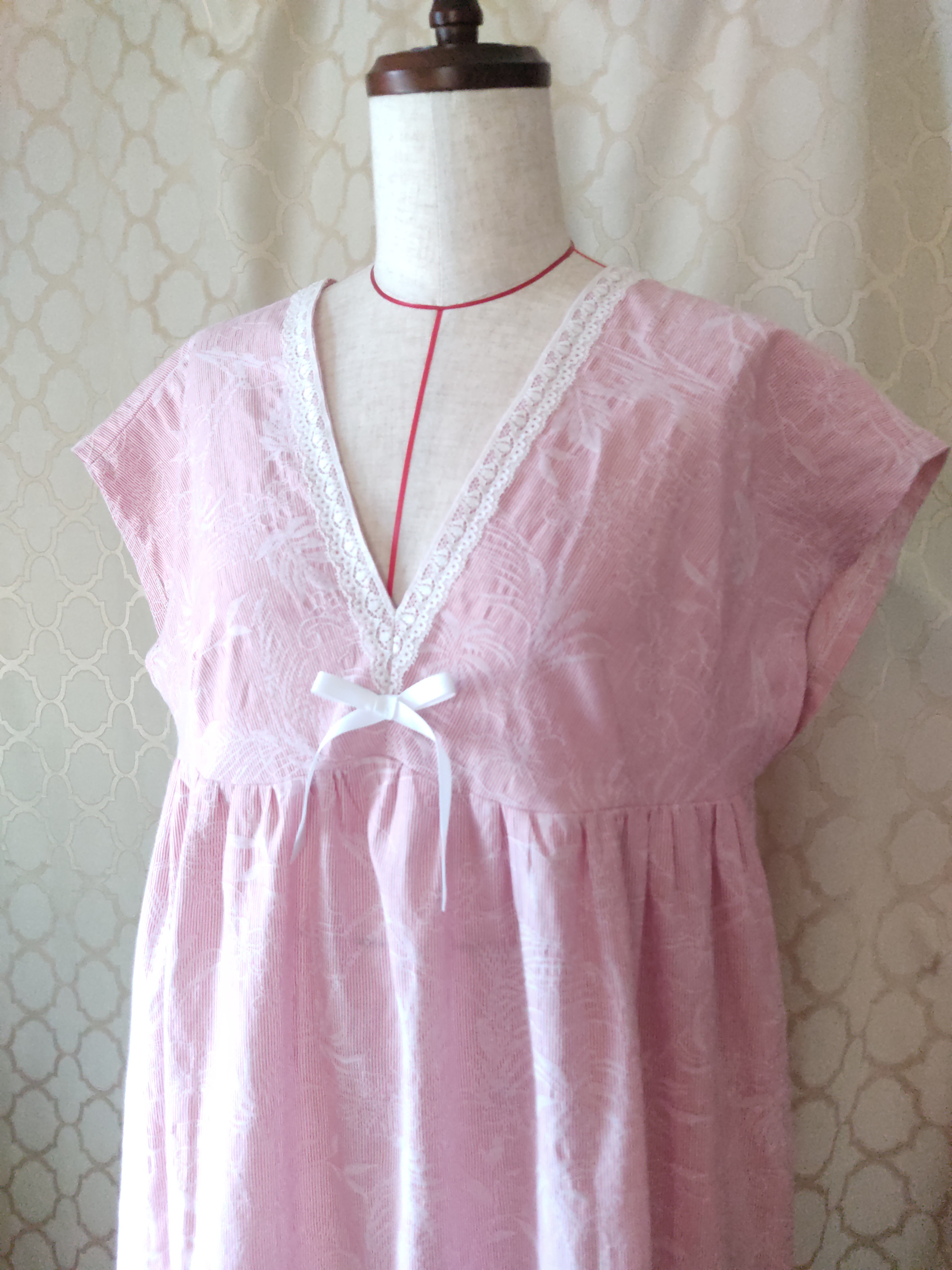 コットン♪楽ちんワンピ  サラサラ肌触り ルームウエア ナイトウエア