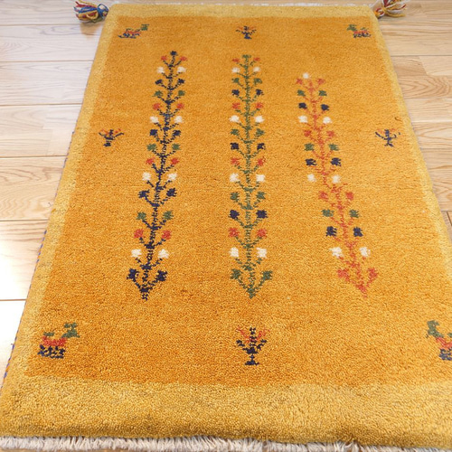 BlackFriday Creema限定目玉】ペルシャ ギャッベ 玄関マット ラグ