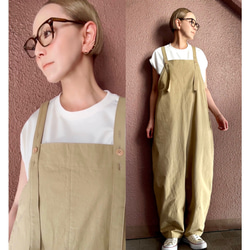 RATA rata 作家　超軽量 オールインワン・サロペット　ミンネハンドメイド RATA❤️超軽量❤️肩紐ボタンで長さ調整可能❤️絶妙シルエット