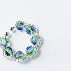 ＜Rollo～イロヅクビジュー～＞イヤーカフ『 HareNohara × Silver 』 2枚目の画像