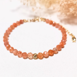 サンストーン ブレスレット❣️16cm サンストーン ブレスレット の人気通販｜Creema(クリーマ) 国内