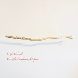 流木ハンガー 115ｃｍサイズの流木のハンガーラック 北欧 衣装掛け ハンギング 吊り下げ ハンガーポール N40 7枚目の画像